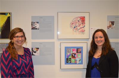 Student Researcher, Jordan Rieke and Artist, Kate Ferster