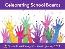 School Board Recognition Month Logo for January 2021