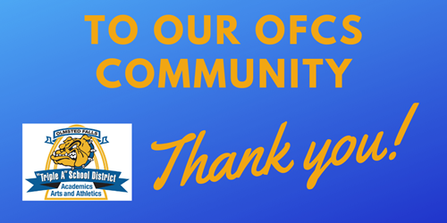 Thank you OFCS Community